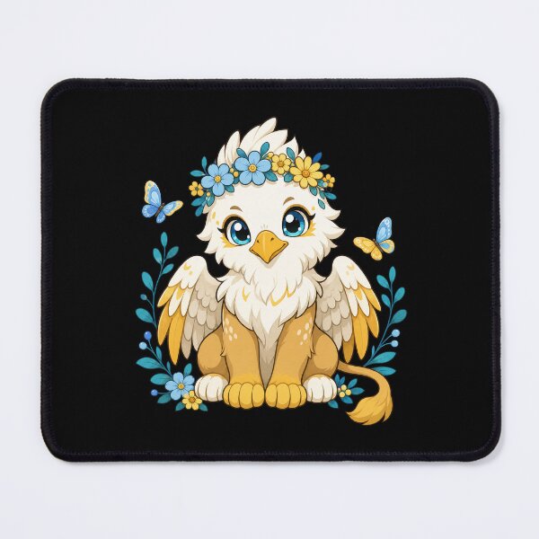 Item preview, Cute Kawaii Griffin Chibi Mythical Creature Illustration designed and sold by AMICO77.
