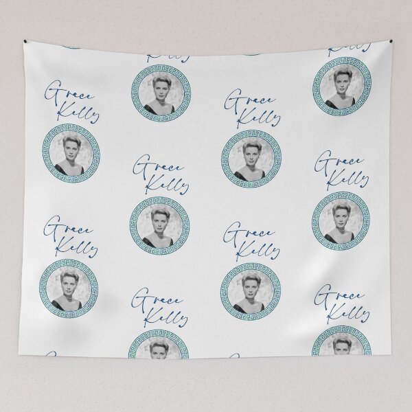 Item preview, Grace Kelly II Blue/Green (on White) designed and sold by PawsitiveMum3.