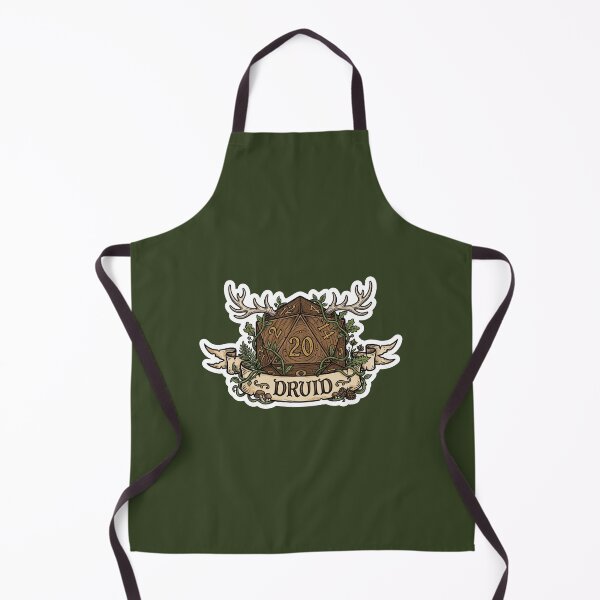 Item preview, Druid D20 Class Crest Sticker - Funny D&D Druid Dice Tabletop RPG Gift designed and sold by Dice_Goblin_Studio.