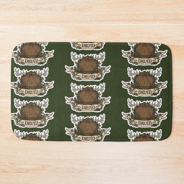 Item preview, Druid D20 Class Crest Sticker - Funny D&D Druid Dice Tabletop RPG Gift designed and sold by Dice_Goblin_Studio.