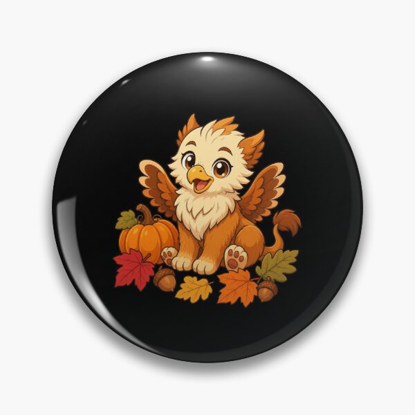 Item preview, Cute Kawaii Griffin Chibi Mythical Creature Illustration designed and sold by AMICO77.