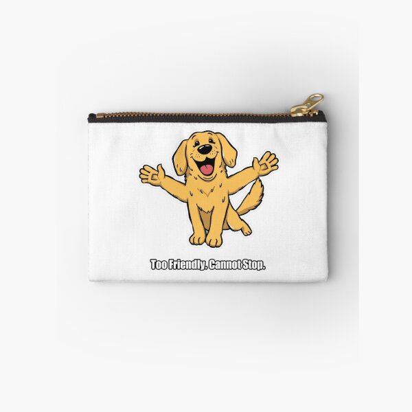 Item preview, Golden Retriever - Too Friendly Cannot Stop - Funny Dog Gift designed and sold by pawdrops.