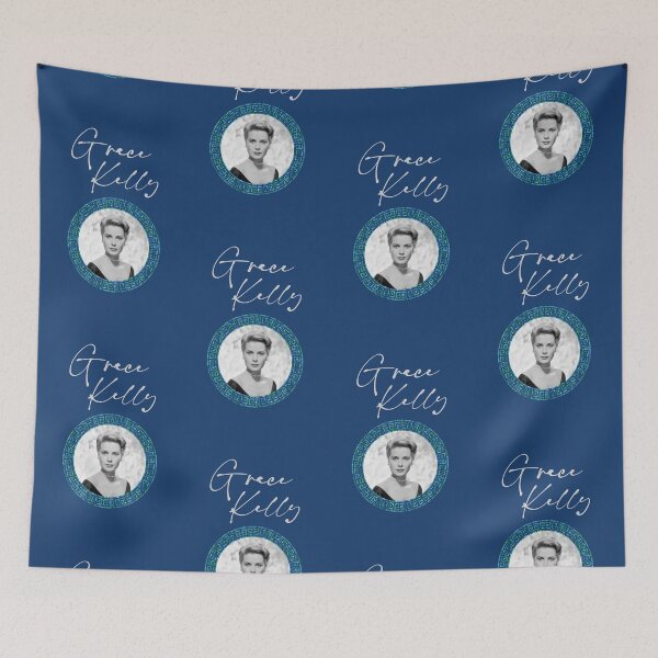 Item preview, Grace Kelly II Blue/Green (on Navy) designed and sold by PawsitiveMum3.