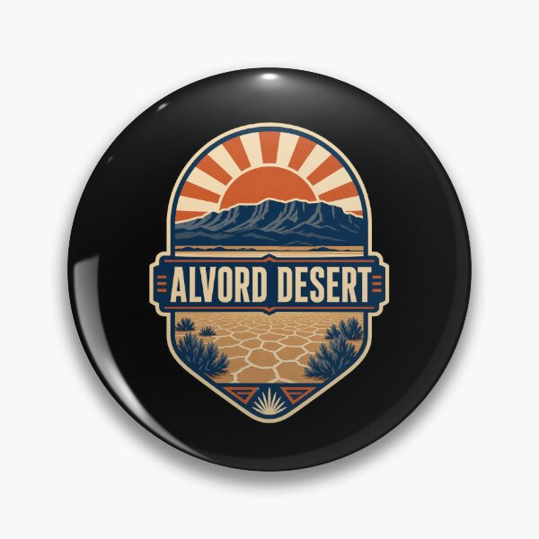 Item preview, Vintage Alvord Desert Oregon High Desert Travel Art designed and sold by AMICO77.
