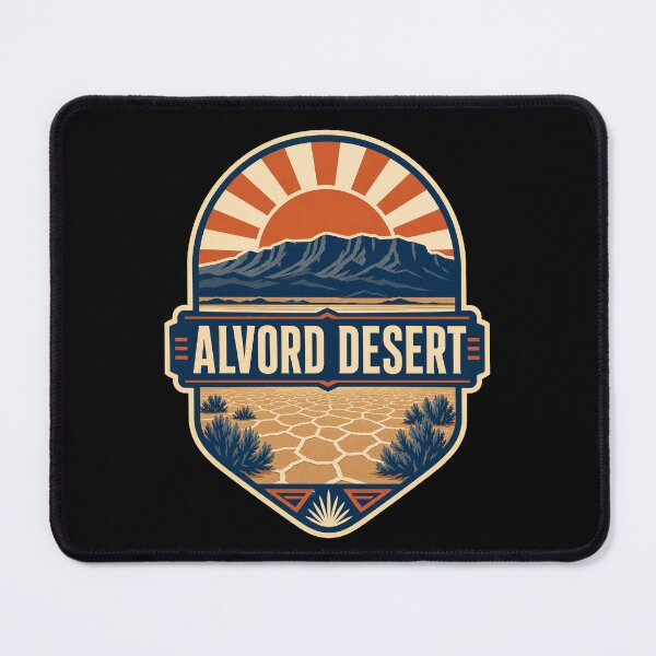Item preview, Vintage Alvord Desert Oregon High Desert Travel Art designed and sold by AMICO77.