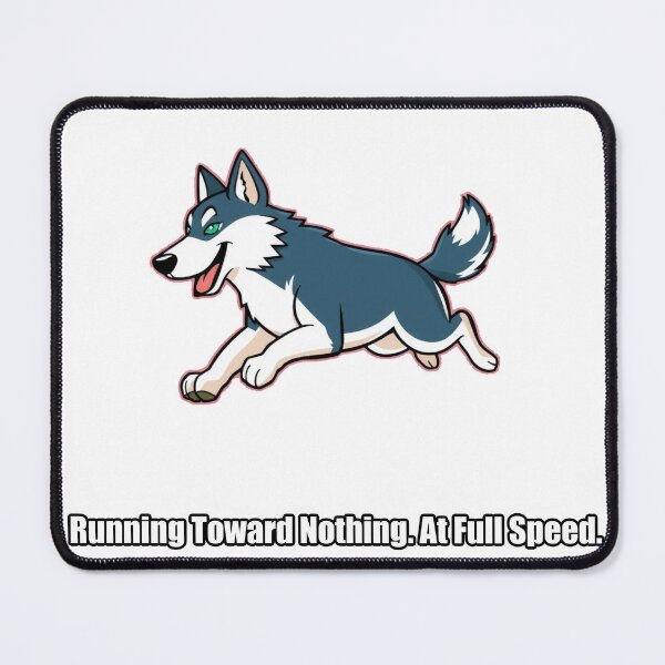 Item preview, Husky - Running Toward Nothing At Full Speed - Funny Husky Gift designed and sold by pawdrops.