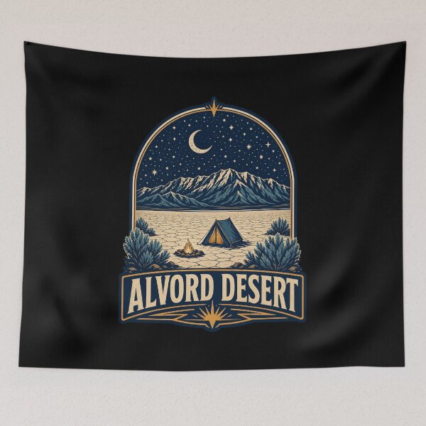 Item preview, Vintage Alvord Desert Oregon High Desert Travel Art designed and sold by AMICO77.