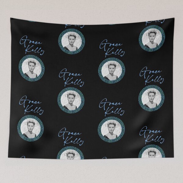 Item preview, Grace Kelly II Blue/Green (on Black) designed and sold by PawsitiveMum3.