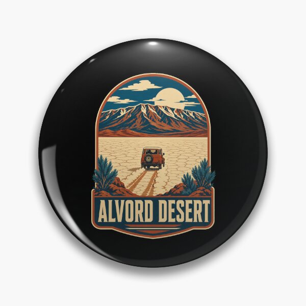 Item preview, Vintage Alvord Desert Oregon High Desert Travel Art designed and sold by AMICO77.