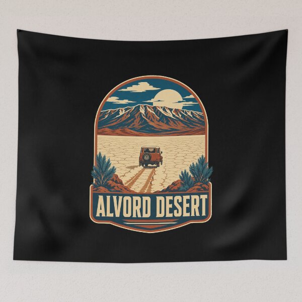 Item preview, Vintage Alvord Desert Oregon High Desert Travel Art designed and sold by AMICO77.
