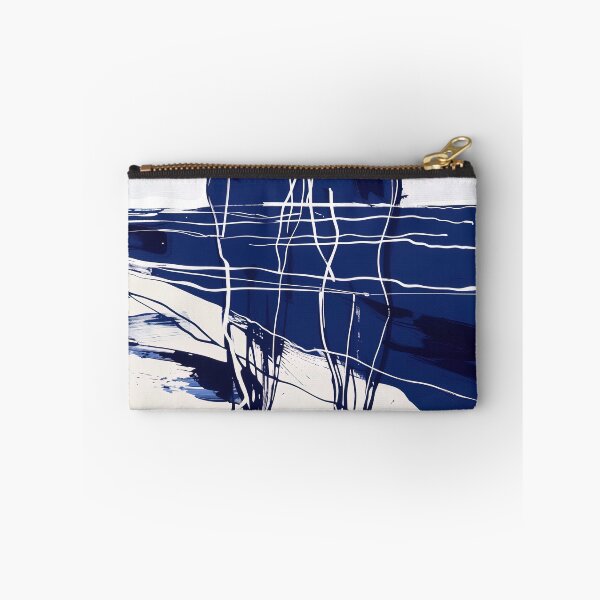 Item preview, Couple at the Beach - Blue Abstract Art designed and sold by shadow-bloom.