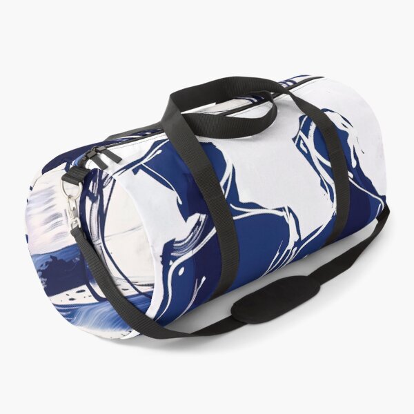 Item preview, Couple at the Beach - Blue Abstract Art designed and sold by shadow-bloom.