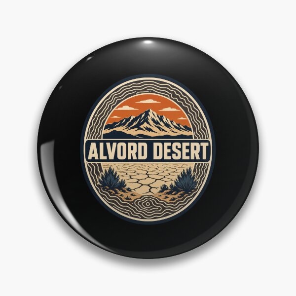 Item preview, Vintage Alvord Desert Oregon High Desert Travel Art designed and sold by AMICO77.