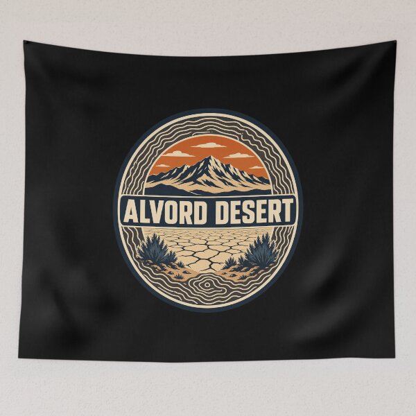 Item preview, Vintage Alvord Desert Oregon High Desert Travel Art designed and sold by AMICO77.