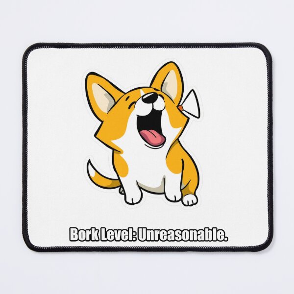 Item preview, Corgi - Bork Level Unreasonable - Funny Corgi Gift designed and sold by pawdrops.