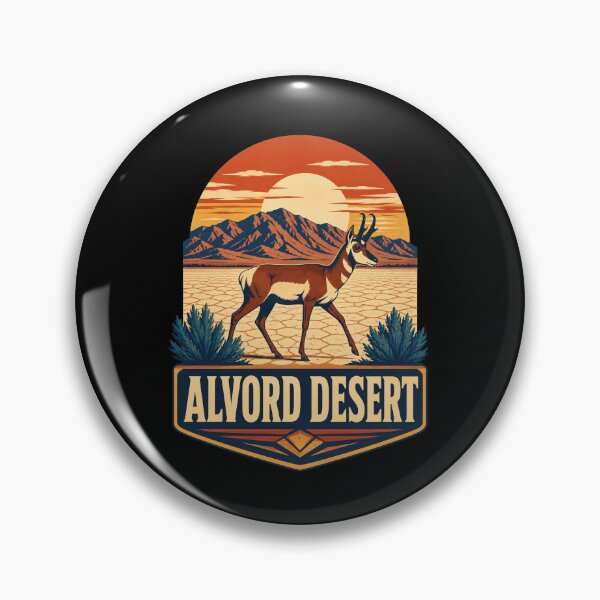 Item preview, Vintage Alvord Desert Oregon High Desert Travel Art designed and sold by AMICO77.