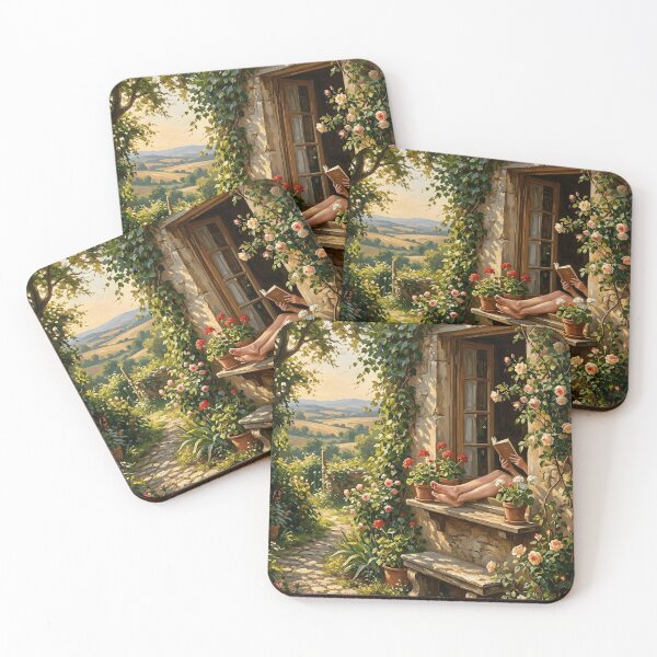 Item preview, Relaxing With a Book in the Garden designed and sold by Massfrank.