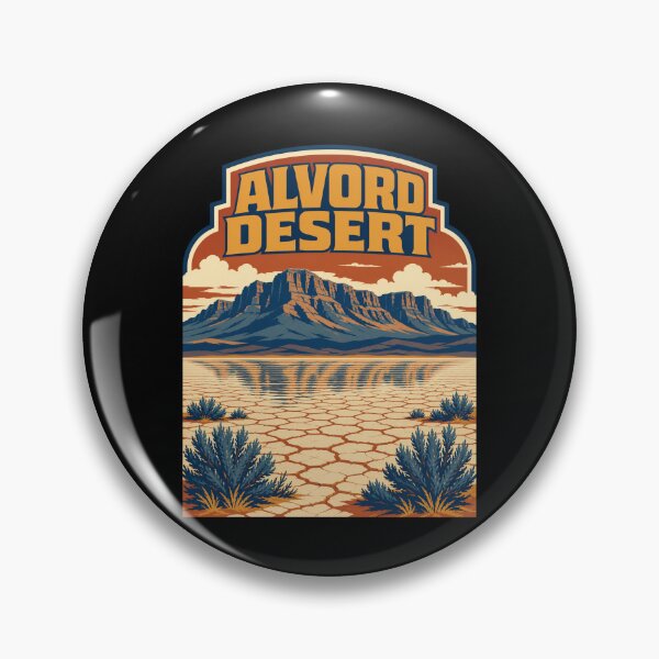 Item preview, Vintage Alvord Desert Oregon High Desert Travel Art designed and sold by AMICO77.