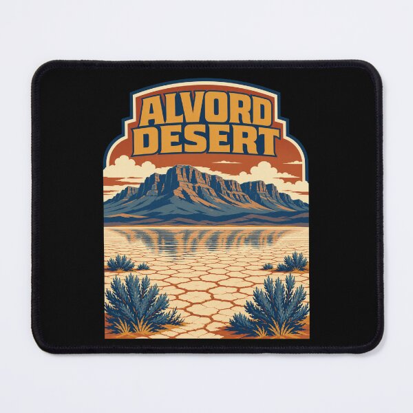 Item preview, Vintage Alvord Desert Oregon High Desert Travel Art designed and sold by AMICO77.