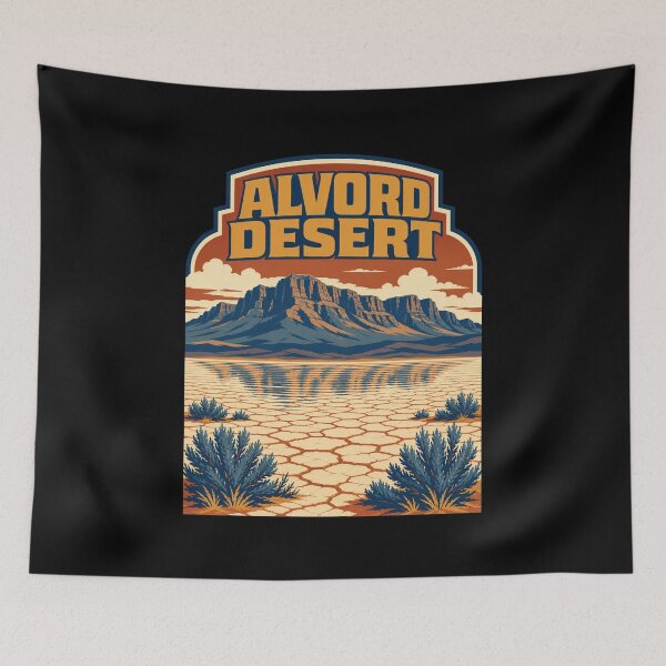 Item preview, Vintage Alvord Desert Oregon High Desert Travel Art designed and sold by AMICO77.