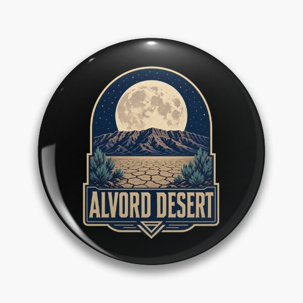 Item preview, Vintage Alvord Desert Oregon High Desert Travel Art designed and sold by AMICO77.