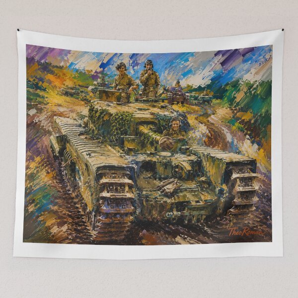 Item preview, British Churchill Tank WW2 designed and sold by Military Machine History.