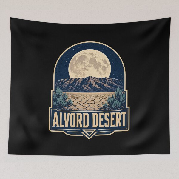 Item preview, Vintage Alvord Desert Oregon High Desert Travel Art designed and sold by AMICO77.