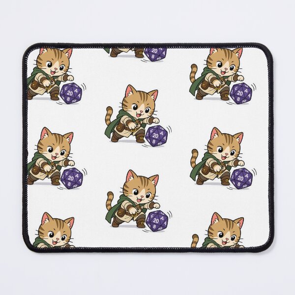 Item preview, Tabletop Gaming Cat Sticker - Funny D&D Cat Dice Goblin TTRPG Gamer Gift designed and sold by Dice_Goblin_Studio.