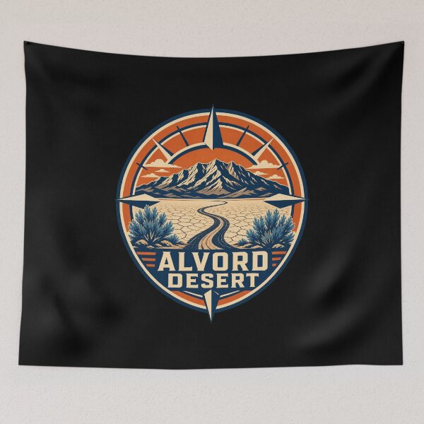 Item preview, Vintage Alvord Desert Oregon High Desert Travel Art designed and sold by AMICO77.