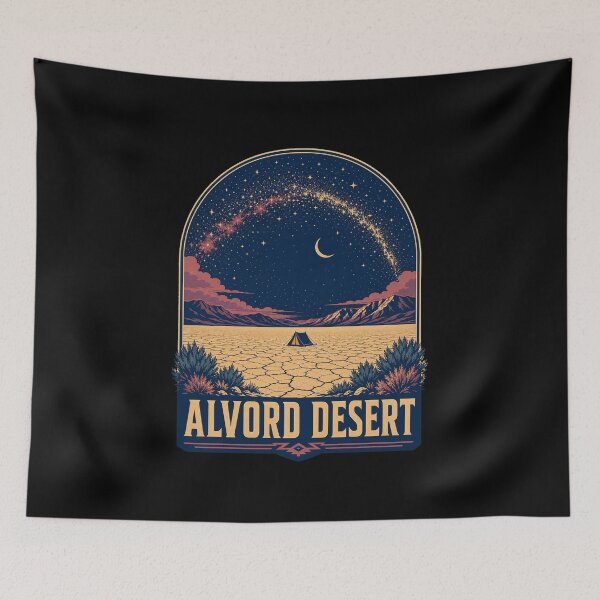 Item preview, Vintage Alvord Desert Oregon High Desert Travel Art designed and sold by AMICO77.