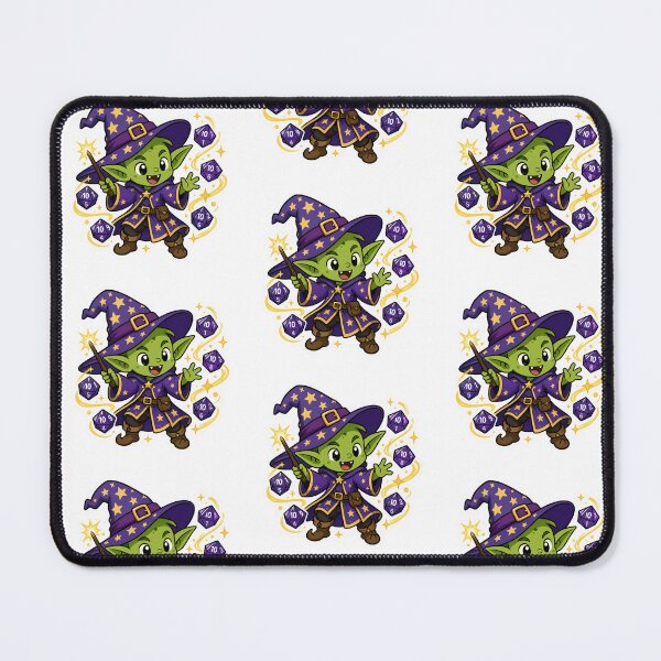 Item preview, Wizard Dice Goblin Sticker - Funny D&D Spellcaster Math Rocks TTRPG Gift designed and sold by Dice_Goblin_Studio.