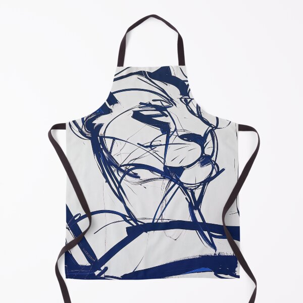 Item preview, Courage - Blue Abstract Art designed and sold by shadow-bloom.