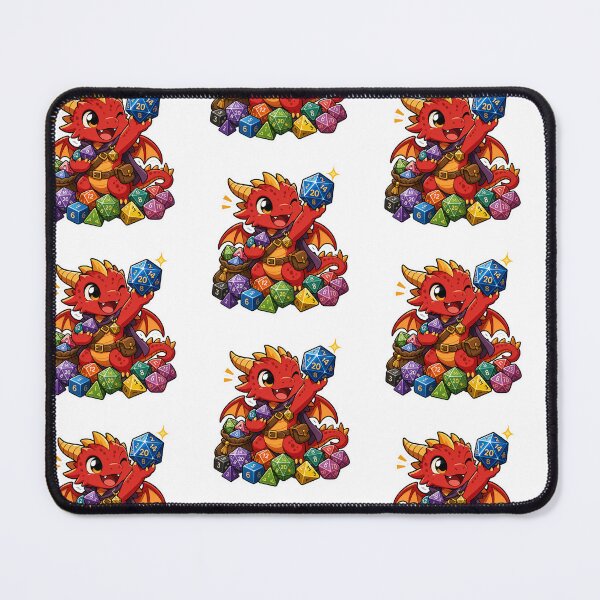 Item preview, Título: Dice Dragon Sticker - Funny D&D Dice Hoarder Hoard Math Rocks TTRPG Gift designed and sold by Dice_Goblin_Studio.
