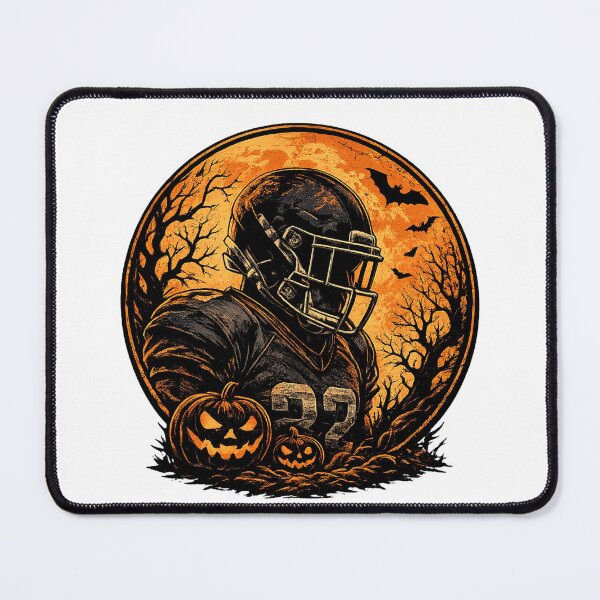 Item preview, Halloween Football Player Pumpkin designed and sold by afr-saad.