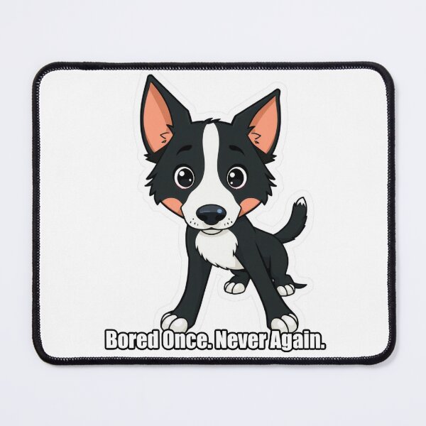 Item preview, Border Collie - Bored Once Never Again - Funny Border Collie Gift designed and sold by pawdrops.
