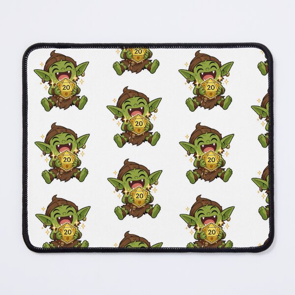 Item preview, Natural 20 Dice Goblin Sticker - Funny D&D Critical Hit Math Rocks Gamer Gift designed and sold by Dice_Goblin_Studio.