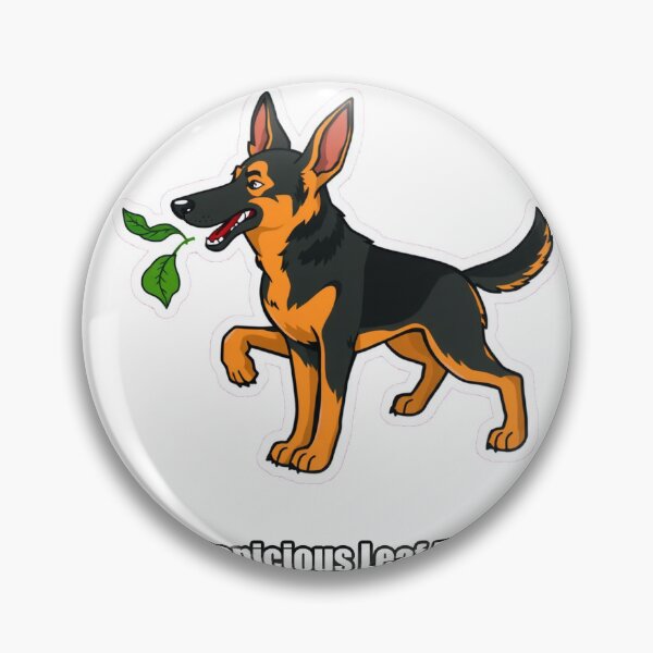 Item preview, German Shepherd - Alert Suspicious Leaf Detected - Funny GSD Gift designed and sold by pawdrops.