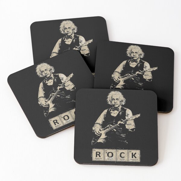 Item preview, Albert Einstein Rock Guitar Chemistry Design designed and sold by Nacho Average Designs.