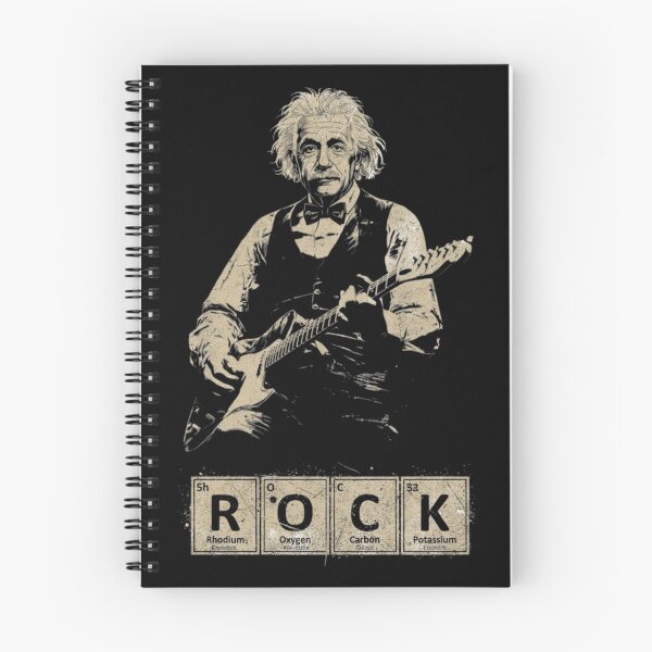 Item preview, Albert Einstein Rock Guitar Chemistry Design designed and sold by Nacho Average Designs.