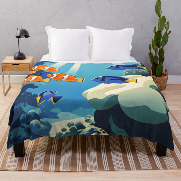 Item preview, Krabi Coral Reef Symphony – Vintage Marine Poster designed and sold by Spirit of Siam.