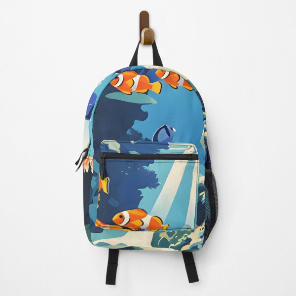 Item preview, Krabi Coral Reef Symphony – Vintage Marine Poster designed and sold by Spirit of Siam.