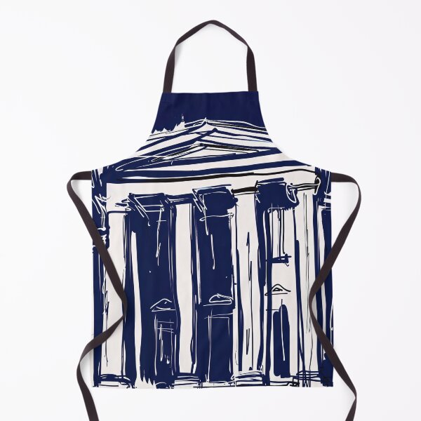 Item preview, Courthouse - Blue Abstract Art designed and sold by shadow-bloom.