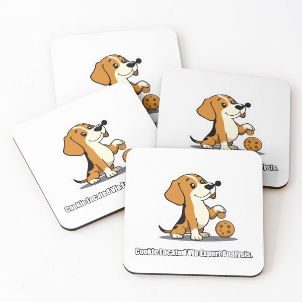 Item preview, Beagle - Cookie Located Via Expert Analysis - Funny Beagle Gift designed and sold by pawdrops.