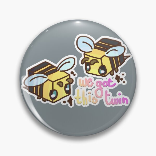 Item preview, "we got this twin" bees of minecraft designed and sold by Luowl.
