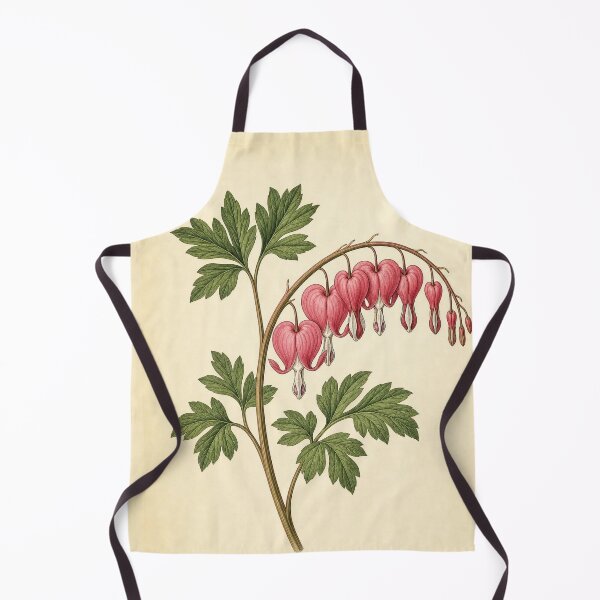 Item preview, Vintage Bleeding Heart Botanical Illustration Print designed and sold by NuvoraNest.