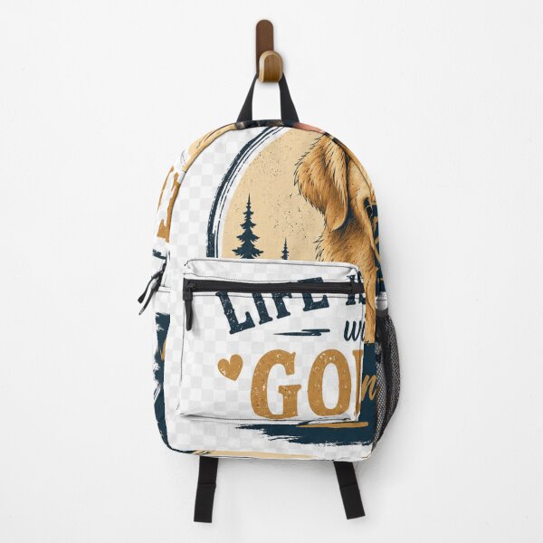 Item preview, Life Is Better With a Golden Retriever | Vintage Dog Lover Retro Design designed and sold by TeeVibeHaus.