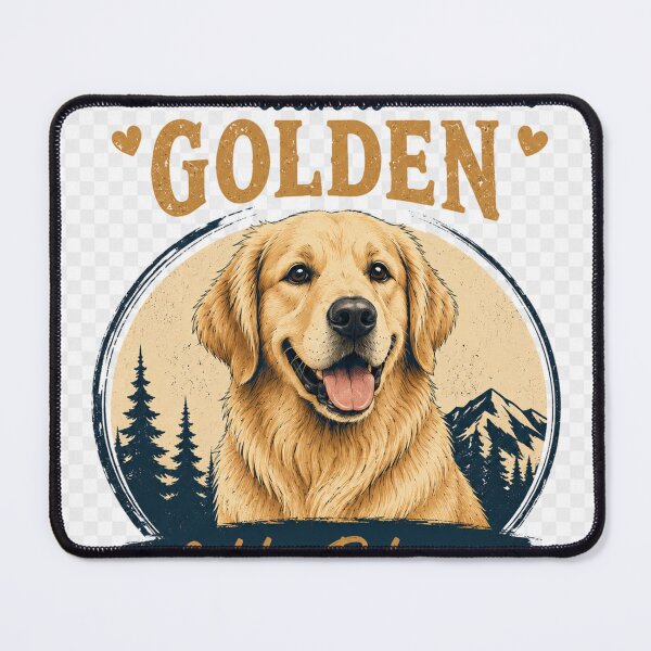 Item preview, Life Is Better With a Golden Retriever | Vintage Dog Lover Retro Design designed and sold by TeeVibeHaus.