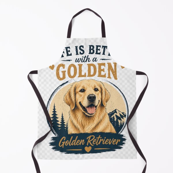 Item preview, Life Is Better With a Golden Retriever | Vintage Dog Lover Retro Design designed and sold by TeeVibeHaus.