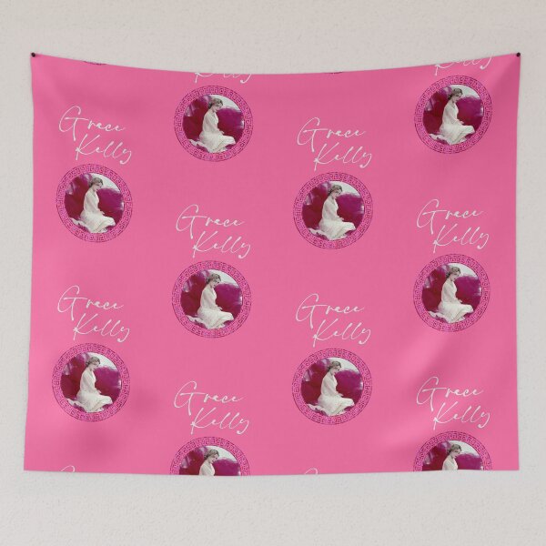 Item preview, Grace Kelly in Pink (on Pink) designed and sold by PawsitiveMum3.