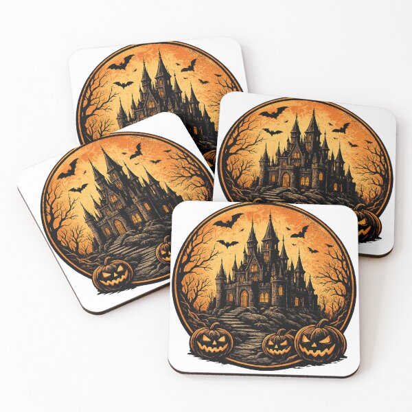 Item preview, Castle Halloween Moon Pumpkin designed and sold by afr-saad.